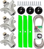 Deck Rebuild Kit for Spindles Blades Pulley Belt Toro Time Cutter Z5000 Z5020 Z5030 Includes 3 Spind