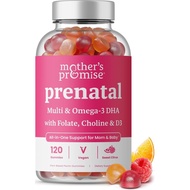Contains DHA Pregnant Women Vitamin Gummies |Suitable for Pregnant Women's Vegan Prenatal Vitamins, 