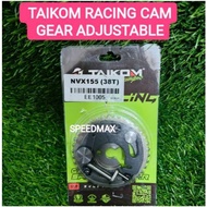 YAMAHA NVX155 NVX 155 (38T ) TAIKOM RACING ADJUSTABLE CAM GEAR ADJUSTABLE CAM SPROCKET -WITH DECOM P