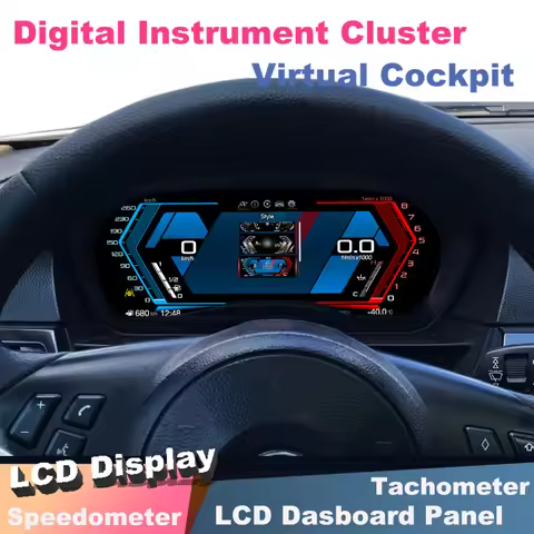 LCD Dashboard Digital Cockpit Instrument Cluster CarPlay For BMW 5 6 Series M5 M6 E60 E61 E63 E64 Sp