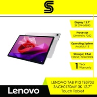 LENOVO TAB P12 TB370FU ZACH0170MY Touch Tablet (12.7" 3K/MTK 7050/Android 13/128GB/8GB DDR4/Pen)