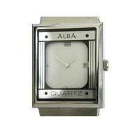 [professional Model] Quartz Watch Alba 450897 Yabai Square Silver Fashion Watch