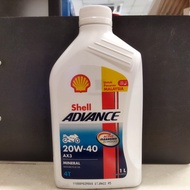 Shell Advance 4T AX3 20W-50 Mineral Motorcycle Engine Oil (1L)