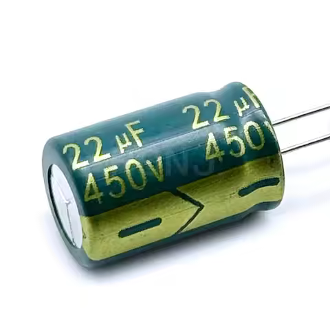 5/10/20PCS 450V22UF Aluminum Electrolytic Capacitor Original Low Esr/impedance High Frequency Size 1