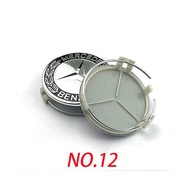 4pcs/set AMG Apple Tree Lorinser Car Badge Tire Center Cover Sign 75mm Hub Screw Cap  Rim Cover Fit 