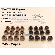 SANWA Japan Viton Valve Seal - Toyota 1VZFE 2.0L 2VZFE 2.5L 3VZFE 3.0L 5VZFE 3.4L Land Cruiser Prado