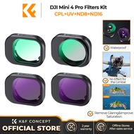 K&F CONCEPT DJI Mini-4 Pro Filter 4-in-1 Kit(CPL+UV+ND8+ND16)