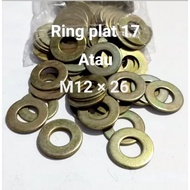 1KG RING PLAT M12 LUBANG BAUT 17 / RING PLAT 17 (M12) RING BAUT 17 KUALITAS BAGUS PRESISI