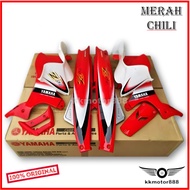 HLY YAMAHA Y125 Y125Z 125Z COVERSET COVER SET BODY COVER MERAH CHILI / MERAH CILI