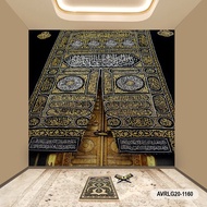 3d Sikasbah Door Wallpaper, 3d Mecca Wallpaper, 3d Mecca Wallpaper, 3d Wallpaper KIswah-Islamic Wall