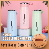 【Better Life】400ml Water Cup Tumbler Bottle Creative Leakproof Water Cup Stainless Aqua Flask
