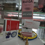 Package contains R410 800gr AC Freon, complete with R410a manifold sightglass