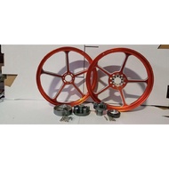 Y15ZR LC135 5S Y125Z Y125ZR FG505 AJI RACING FORGED SPORT RIM SET WITH BUSH AND HUB SET AJI RACING