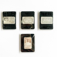 NOA iSilver 10 Gram x 4pcs (Basmalah, Tahmid, Tahlil, Ka'bah) Fine Silver Bar Perak Tulen Ag999 | Di