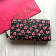 100% kate spade wallet floral pattern