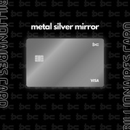 Custom Metal ATM Debit Credit Card (Not Skin Card) - Silver Mirror