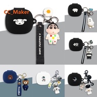 For Anker Soundcore R50i Case Cartoon Crayola Keychain Pendant Soundcore Life P3 Silicone Soft Case 