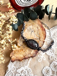 宇宙星空 太陽堇青石 日本米珠 手鏈