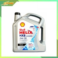 เชลล์ 5W-30 SHELL น้ำมันเครื่องดีเซล สังเคราะห์แท้ Shell HELIX HX8 5W-30 ขนาด 6 ลิตร