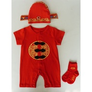 New Chinese Style National Style Baby Clothing One Year Old Baby Boy Summer Baby Girl Hundred Days B