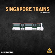 R151 NSEWL MRT Train Keychain
