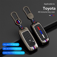 Zinc Alloy Car Key Cover Case Shell for Toyota RAIZE for Daihatsu Rocky 2 3 4 5 Buttons Key Cover Case Car Accessories