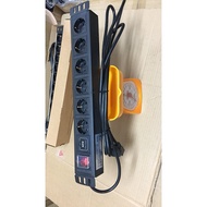 PDU6G 6 Outlet power distribution outlet /PDU 6 Outlet LIGHTNING PROTECTION 16A Accessories Rack