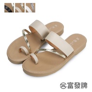 Fufa Shoes [Fufa Brand] Light French Texture Slippers Women's Sandals Brand Cover Toe Flat Women Flip @