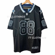 NFL American Football Senior Jersey Football Lamb # 88 Black Dallas Cowboy Shirt Men's
