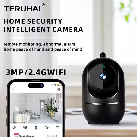 3MP Wireless WiFi Camera 1080P HD Indoor Outdoor Wireless Surveillance Camera with Two-Way Audio Bab