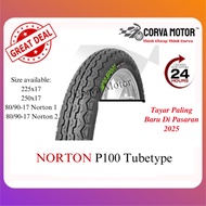 Corva Motor Tayar Norton Motosikal P100 Tiub Tayar 2.25-17 2.50-17 225-17 250-17 80/90-17 Norton1 80