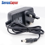 UK 12VDC 1A POWER ADAPTER WITH 5.5 x 2.5 MM HEAD