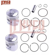 Engine 1 4 Parts 44Mm Bore For Honda Cbt125 Qj125 Cm125 Ca125 Cd125t Cb125t CBT QJ CM 125 125Cc Pis
