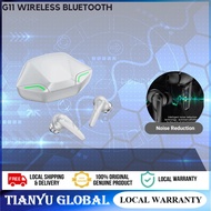 【SG READY STOCK】TWS Wireless Earphone G11 Bluetooth Wireless Earbuds Gaming Headset With Mic Bluetooth 5.0 Built-in Mic