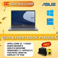 LAPTOP ASUS EXPERTBOOK P1412CEA INTEL CORE I5-1135G7 RAM 8GB SSD 512GB