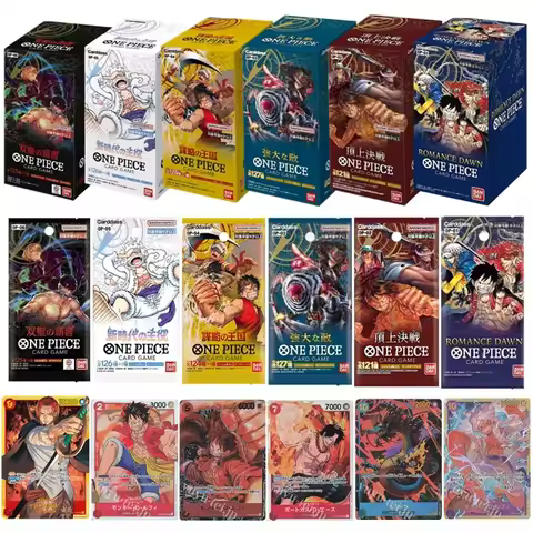 Bandai Original One Piece Cards Japanese OP06 Zoro&Sanji Trading Booster Box OP05 Luffy Rare Cards O