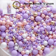 Cake topper sprinkle cake decoration mix pearl dazzling 70 grams