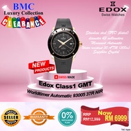 Edox Class1 GMT Worldtimer Automatic Watch (93005-37R-NIR)