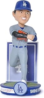Shohei Ohtani (LA Dodgers) (Gray Jersey Pitching) Banner Series MLB Bobblehead