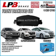 [Front Brake Pad Set] Honda Accord 9th 2013-2017 Odyssey RC HRV 2015-2021