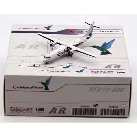 XX40064 Alloy Collectible Plane Gift JC Wings 1:400 Caribbean Airlines ATR72-600 Diecast Aircraft Je