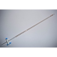 Class A Burette Glass Burette (10ml - 100ml) READY STOCK PTFE Stopcock Wholesaler NICE MURAH