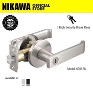 Nikawa 63 Series Lever Lock 6351 * Replace Round Knob Room Door,Hdb Lock,BTO Lock