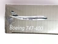 全新未拆絕版Cathay Pacific model plane 國泰1:500舊款波音747-400飛機模型