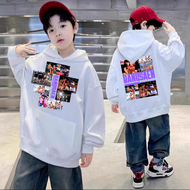 เสื้อฮู้ดเด็กชาย 120cm-150cm Bangsaen Fight Club เด็กชายและเด็กหญิง