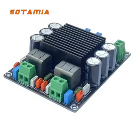 SOTAMIA TC2000+STA508 Audio Amplifier 80Wx2 Stereo Class D Digital HIFI Power Amplificador 12V Deskt