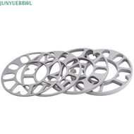 JUNYUE88WL Wheel Shims Plate Aluminum alloy 5x108 5x114.3 5x120 6 Holes 3mm 5mm 8mm 10mm Automobile 