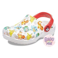 日本直送 Crocs × Pokémon pikachu 比卡超 洞洞 涼鞋 kids' classic clog