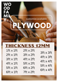 12mm+- BEST PLYWOOD ALL SIZE Quality Plywood=furniture DIY