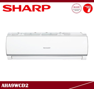 [ Delivered by Seller ] SHARP 1.0HP Non-Inverter Air Conditioner / Aircond / Air Cond R32 AHA9WCD2